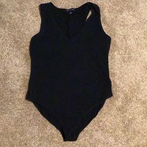 Women’s V-Neck Black Body Suit